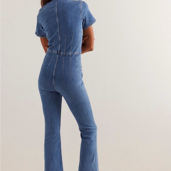 NWT We The Free Jayde Flare Jumpsuit - Picture 3 of 6
